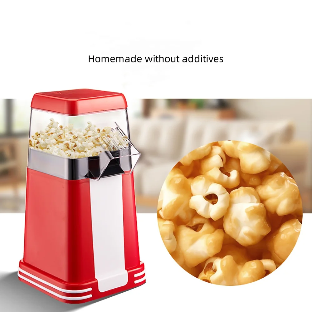 Popcorn Machine Fully Automatic Popcorn Machine Small Popcorn Machine Hot Air Electric Popcorn Machine Healthy Oil Free