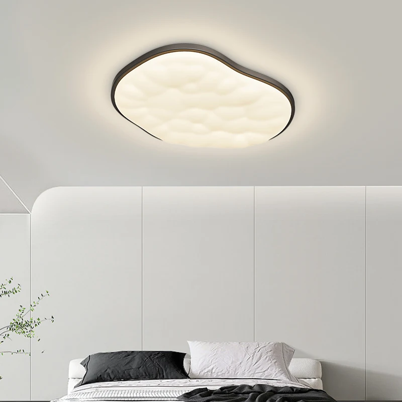 Nordic Creative Light Luxury Cream Wind Cloud Chandeliers Modern Simple Bedroom Study Living Room Full Spectrum Ceiling Lamp