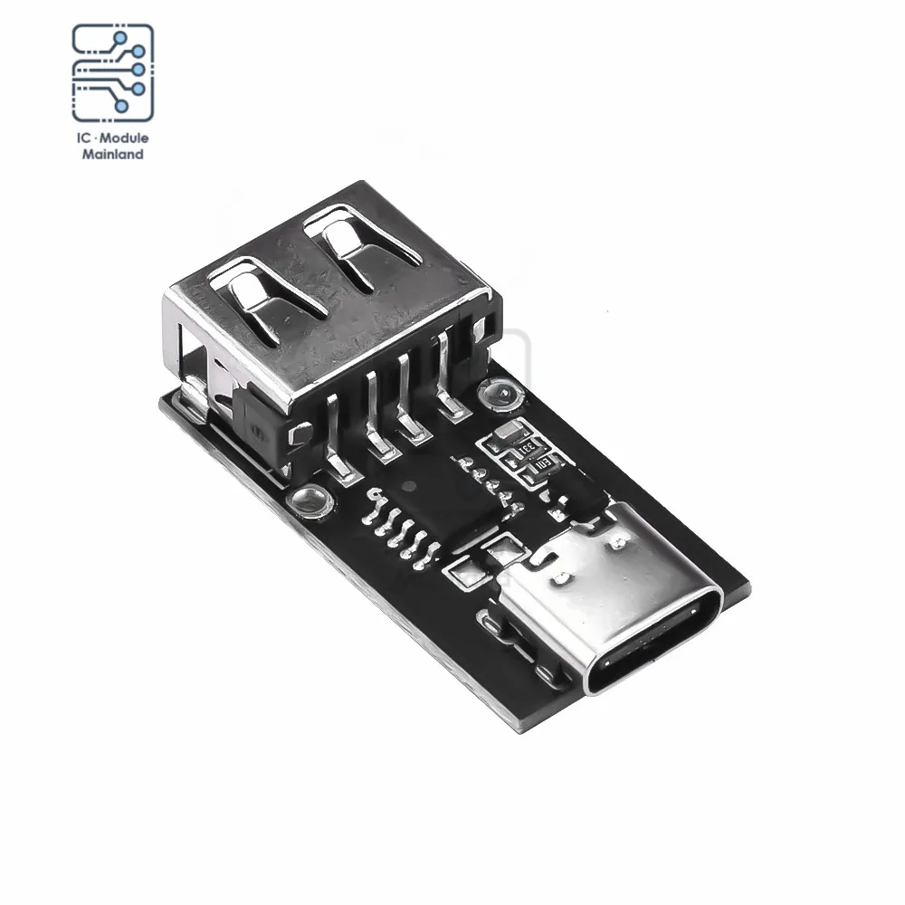 3A USB PD/QC multi-protocol decoy fast charging trigger module Input TYPE-C female Output USB-A