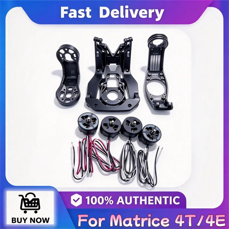 Gimbal Upper Lower Bracket & Shock Absorption Plate Replacement Parts for DJI Matrice 4T / 4E Drone PTZ Repair Spare Accessories