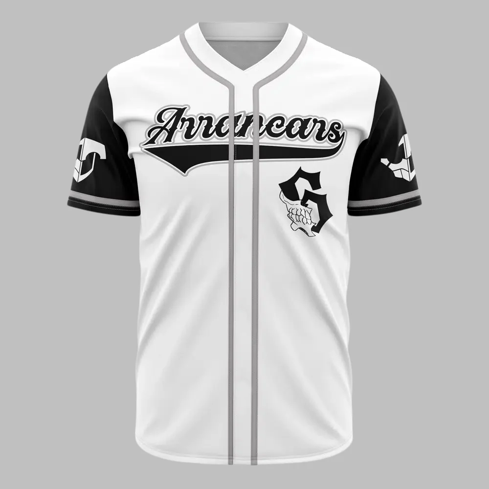 Bandai Grimmjow Sexta Arrancar Espada Bleach Anime Baseball Jersey Adult Kids Athleisure T-Shirt Summer Breathable Soft Comfy