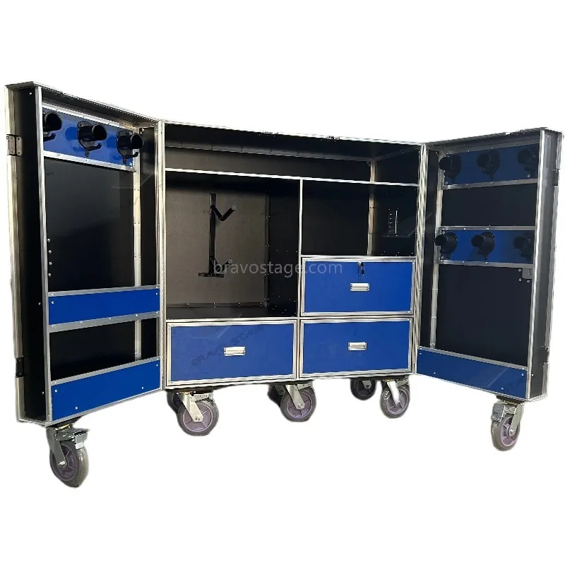 

Custom Mobile Flight Case for Horse Tack, Heavy-Duty Riding Equipment Storage Box | ATA Commercial Standard