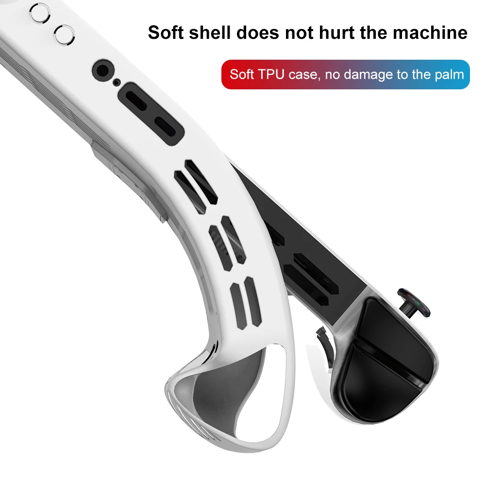 TPU Case for Lenovo Legion Go S Gaming Handheld Shockproof Full Protective Case Anti-Scratch Protective Sleeve Games Accessories