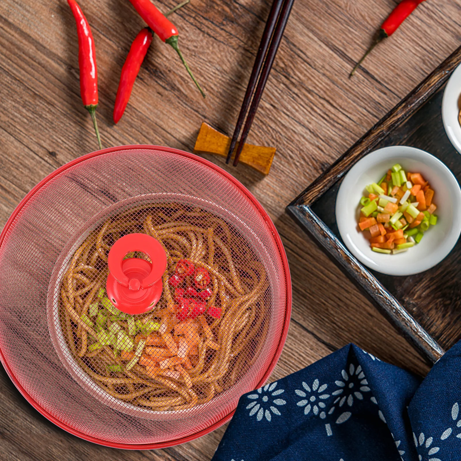 

3 pcs Food Wrought Iron Mesh For Outdoor Picnic Table Use Serving Dish Covers Reusable Windproof Protection Mesh Dust