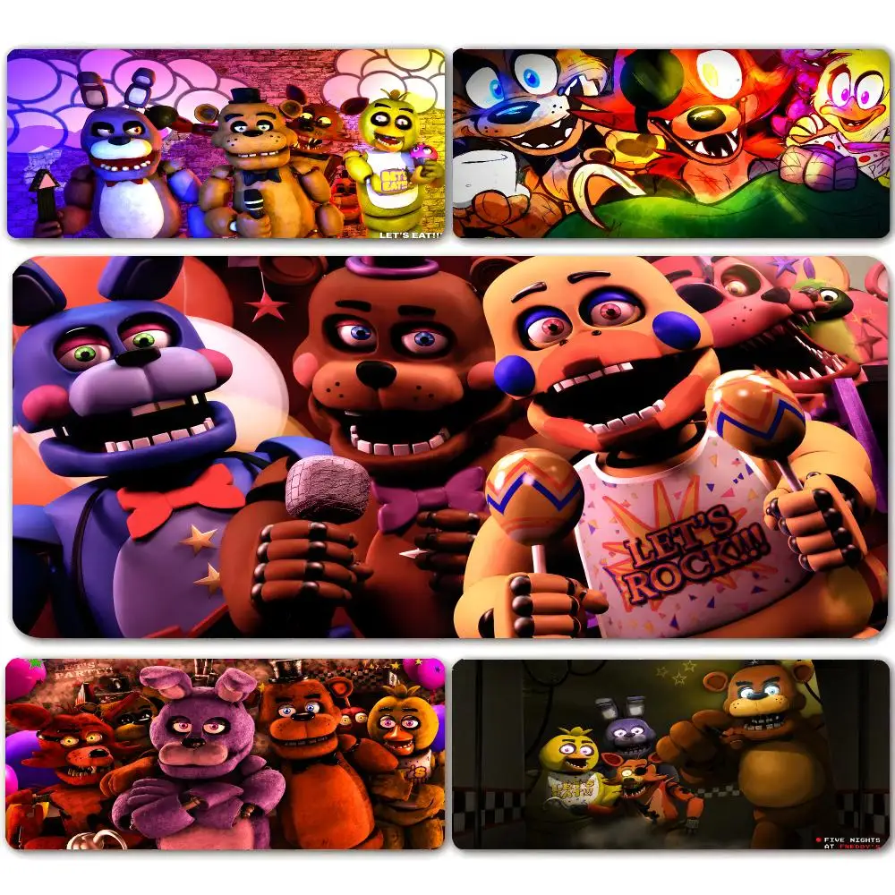 Cute F-FNAF Mouse Pad Large Mouse Pad For Computer Laptop Keyboard Gaming Desk Mat Gamer Office Accessories