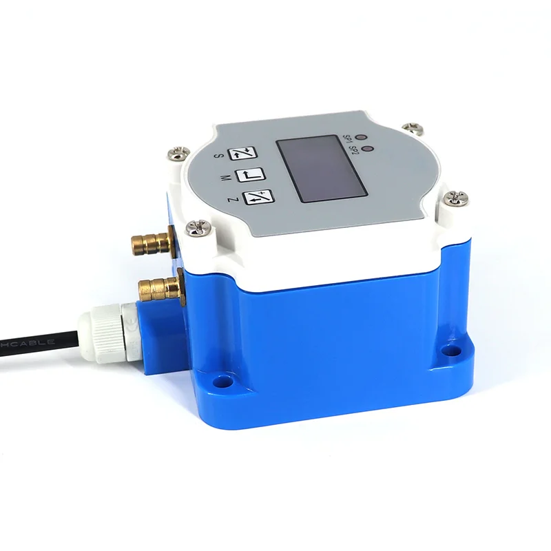 High Accuracy 100pa 4-20mA  RS485 Micro Differential Pressure Transmitter for Gas