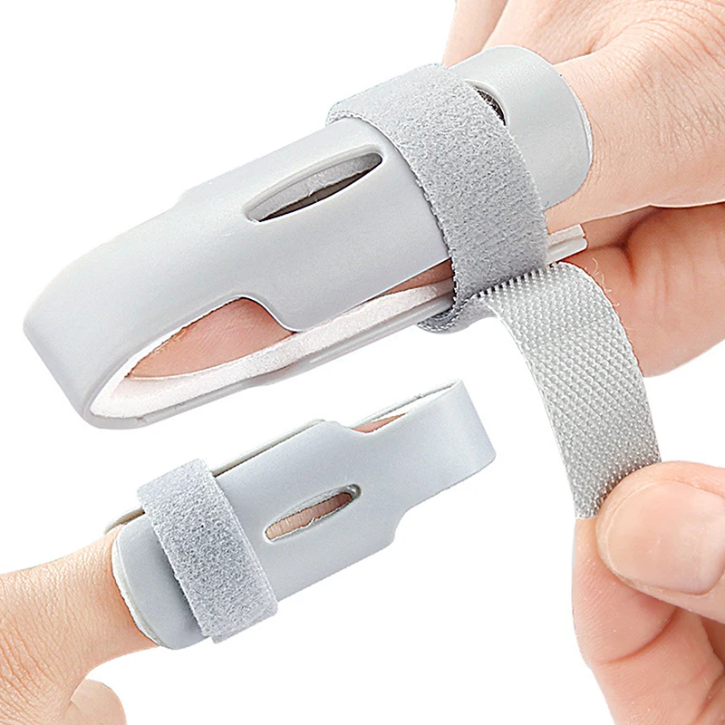 (.) Pain Relief Trigger Finger Fixing Splint Straighten Brace Adjustable  Dislocation Fracture Finger Splint Corrector Support