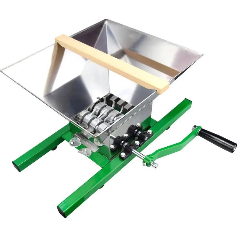 Fruit and Apple Crusher Manual Juicer Grinder Portable Fruit Scratter Pulper for Wine and Cider Pressing