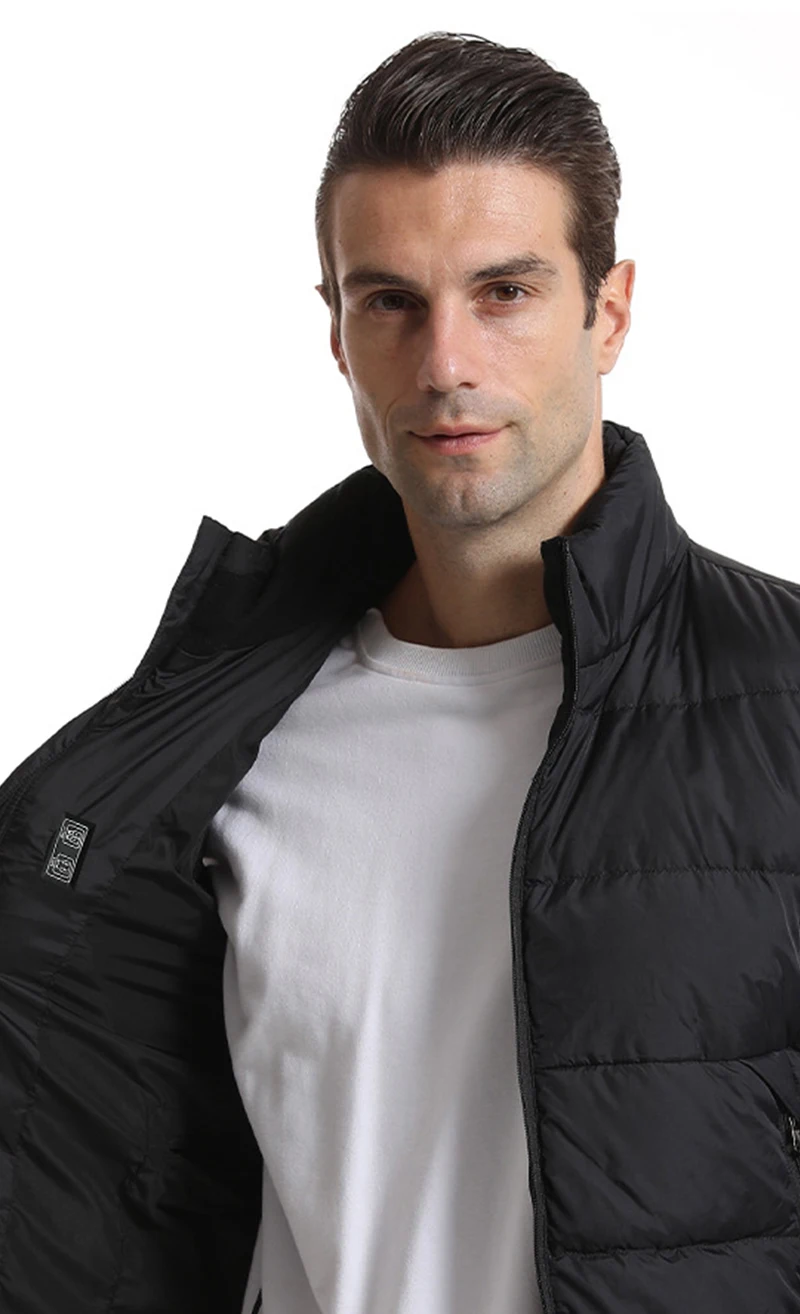 Frauen USB Infrarot 15-Zahlen-Heizweste Jacke Mode Heizwesten Winter Warm gepolsterte ärmellose Weste Thermokleidung – Detail 11