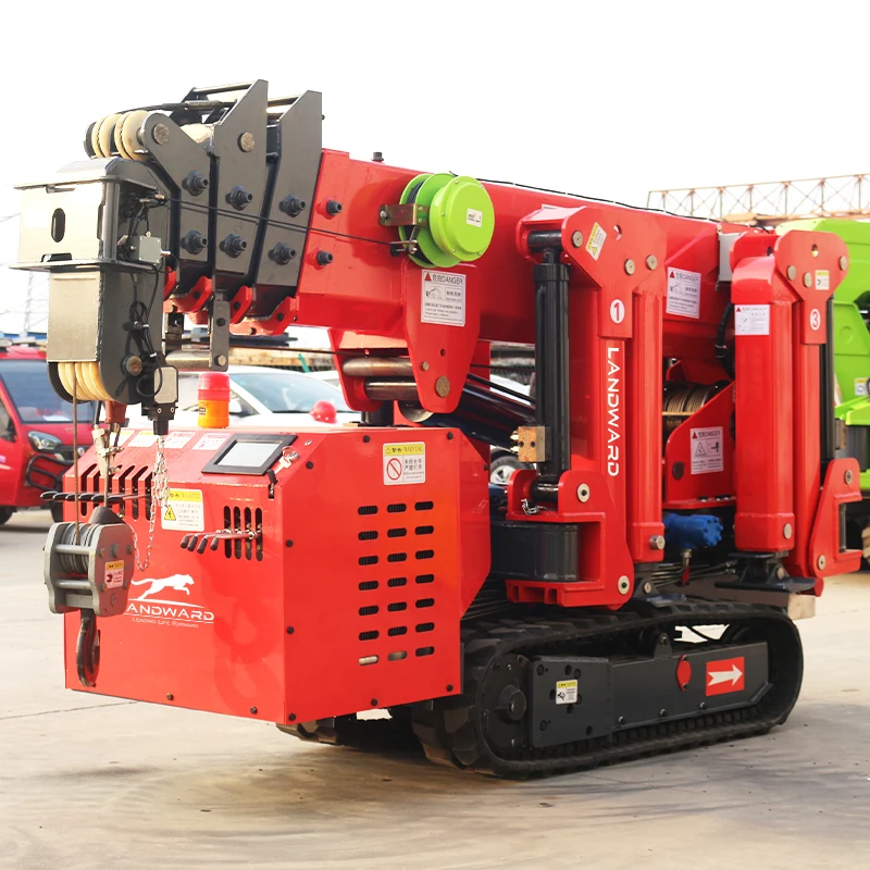 

Wholesale New Product Portable Spider Crane 3ton Micro Lifting Diesel Powered Crawler Lift For Sale Electric Mobile Crane