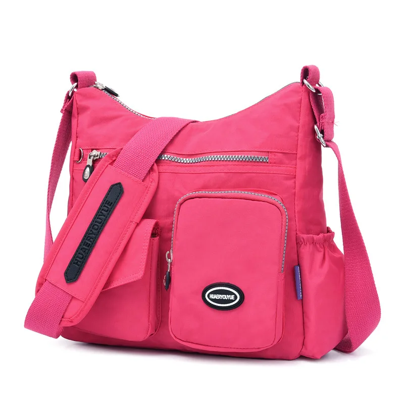 Schoudertas Nieuwe Nylon Crossbody Reis Casual Handtas Voor Vrouw Hoogwaardige Messenger Veelzijdige Luxe Exquise Veelkleurige