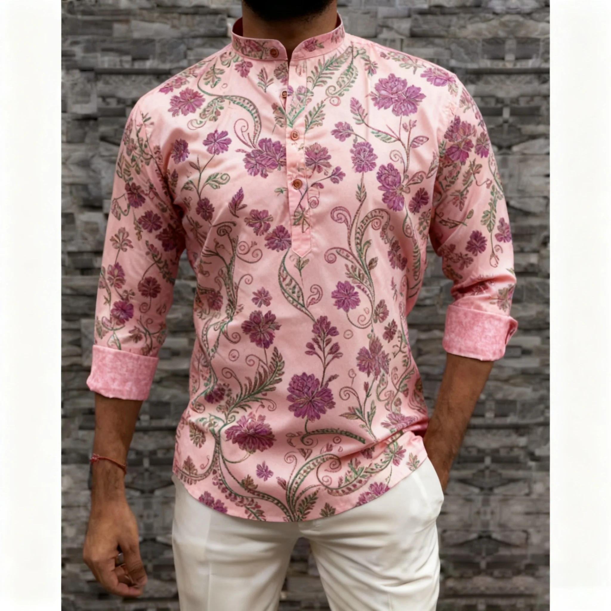 عباية رجالي ثوب عربي على الطراز الوطني هينلي بنطاقات عادي قمصان مسلمة 2026 ثوب الشرق الأوسط ملابس إسلامية للرجال