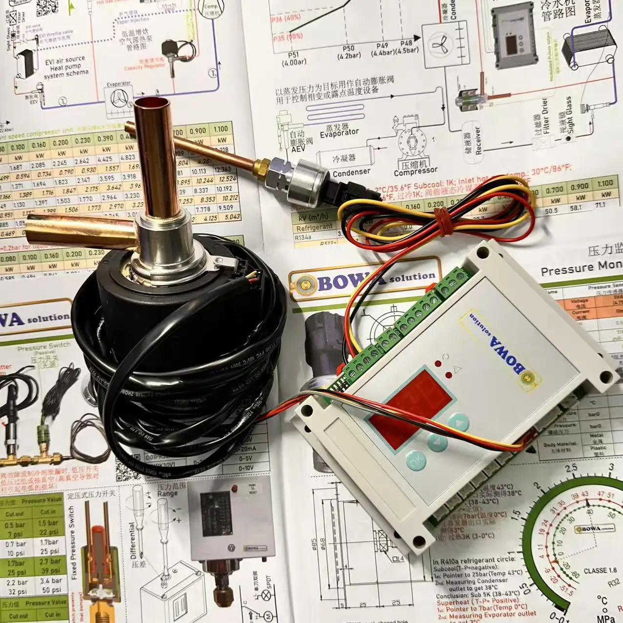 General purpose heat pump capacity regulating controller avoid over-high discharge pressure and system start & stop frequently