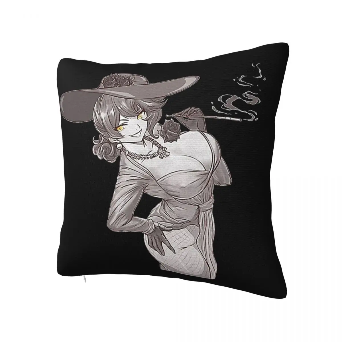 Resident Evil 4 Square Pillow White Square pillow