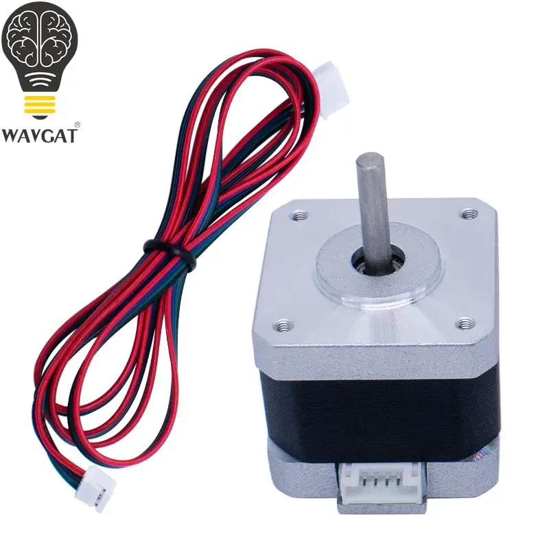 WAVGAT 4-lead Nema17 Stepper Motor 42 motor Nema 17 motor 42BYGH 40MM 1.7A (17HS4401) motor for CNC XYZ