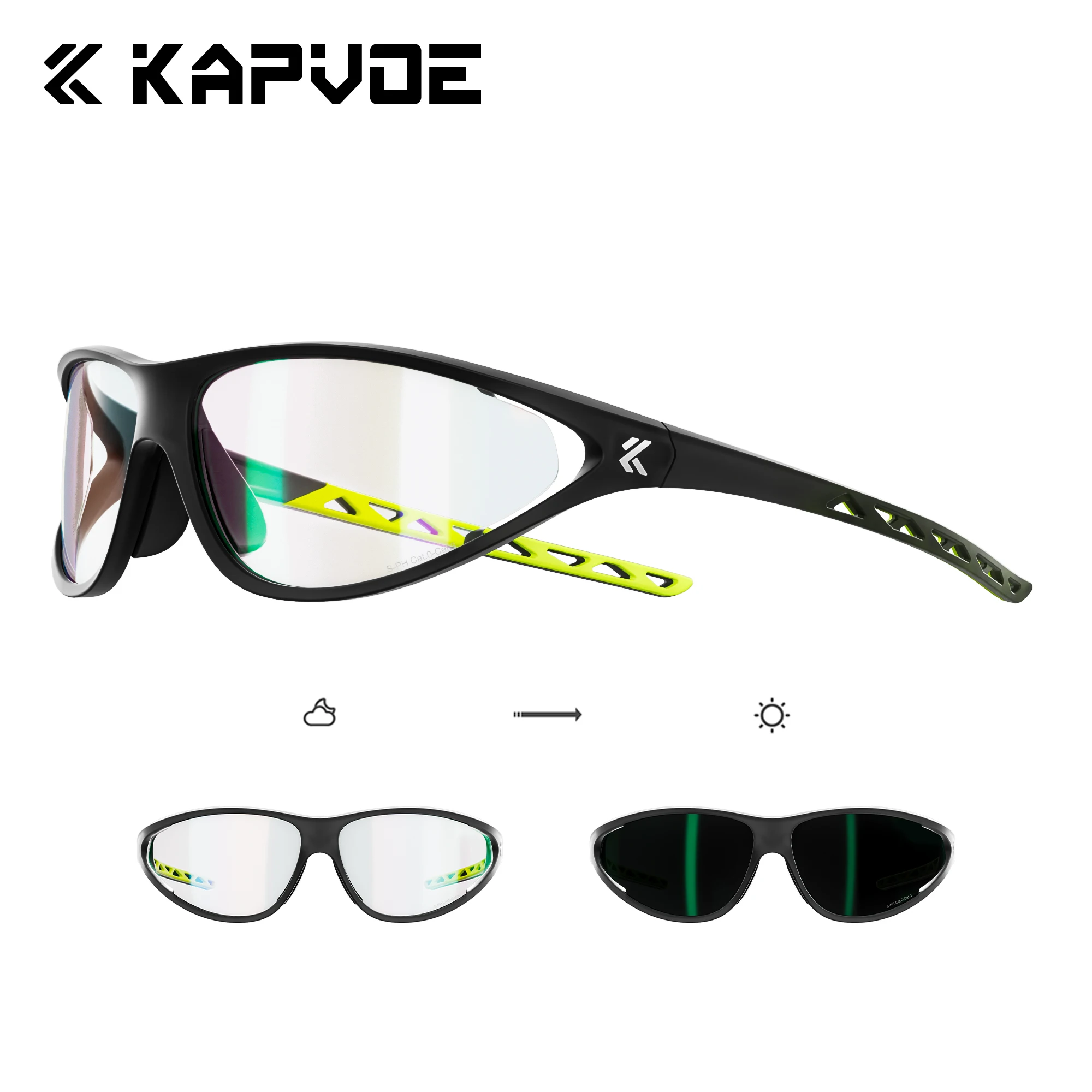 Mountain Biking Glasses - Occhiali da Ciclismo Fotocromatici Kapvoe per