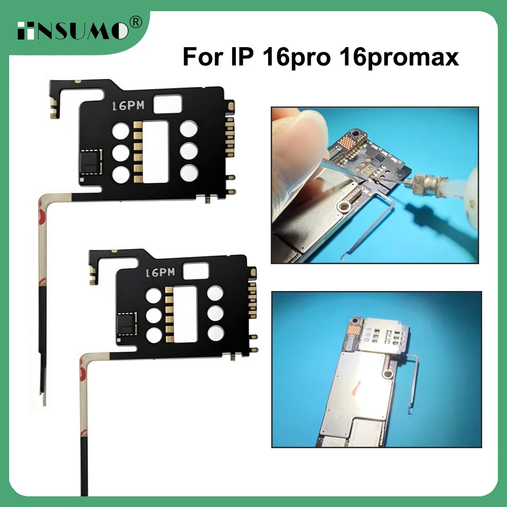 ESIM to Dual SIM Card Conversion Cable for iPhone 16pro 16promax  Built-in Dual Physical SIM Adapter Integrated SuperSnow IC
