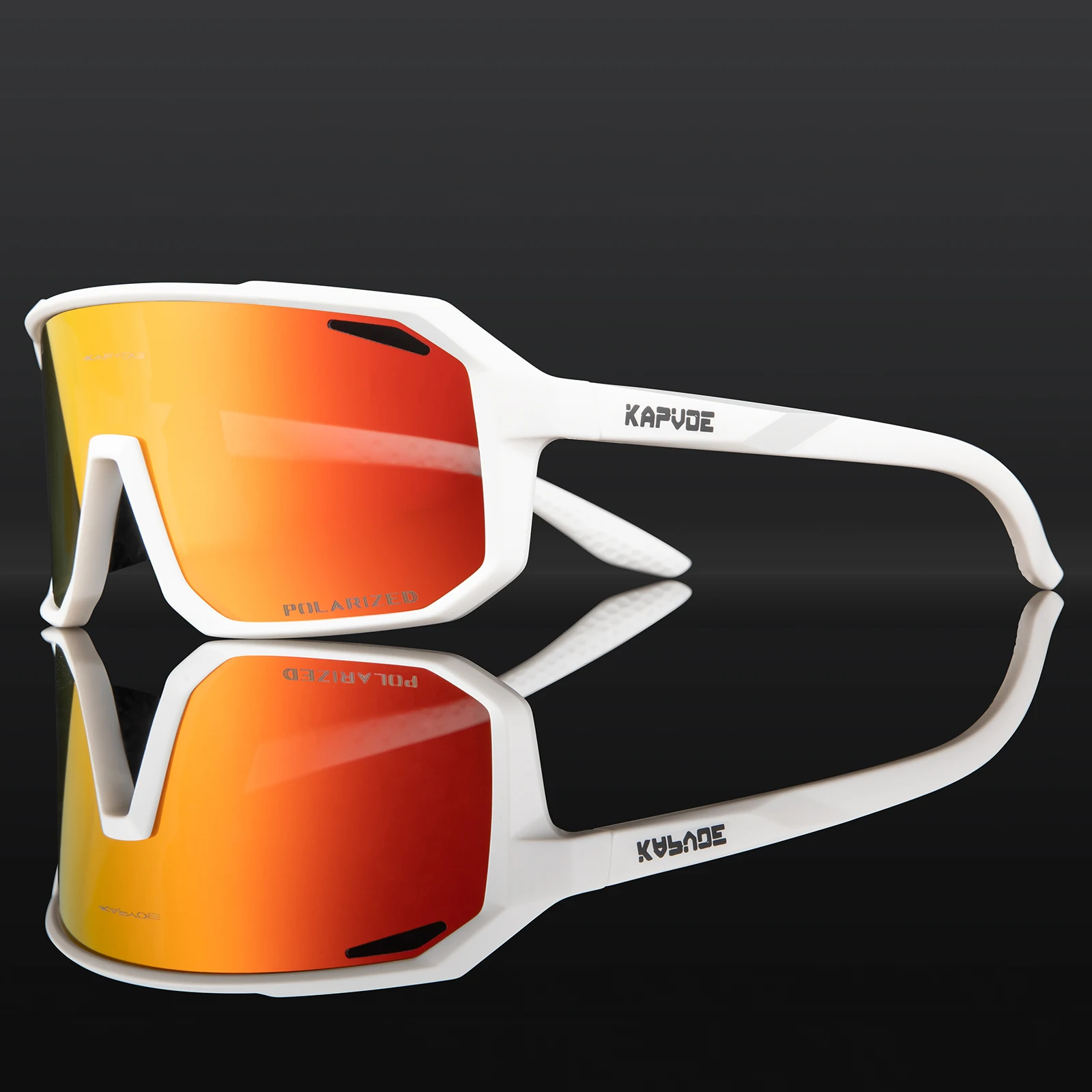 Kapvoe Radfahren Gläser Männer Radfahren Sonnenbrillen MTB UV400 Polarisierte Integrierte Myopie Rahmen Fahrrad Brille Outdoor Sport Brillen 7