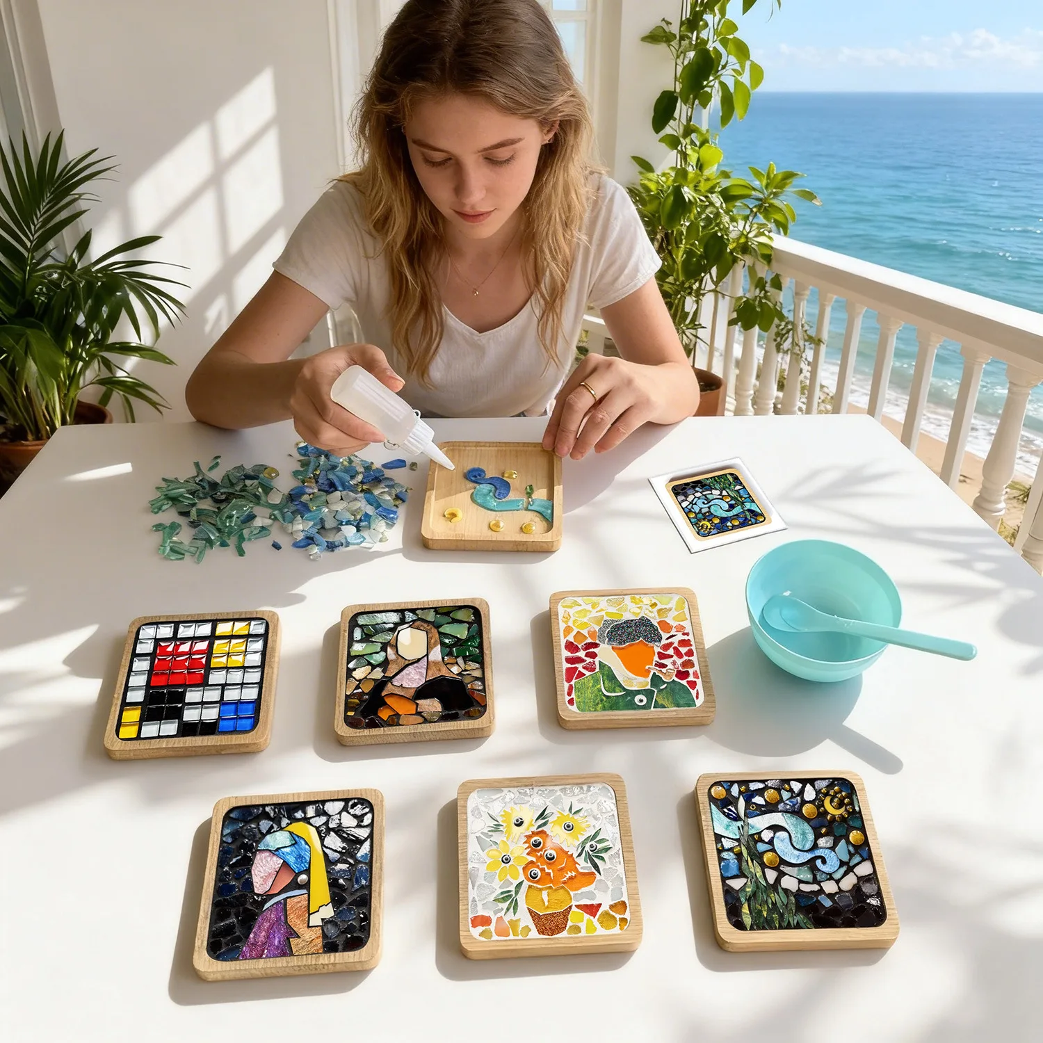 Mozaïek Coaster DIY Handgemaak - Coaster Sublimation Blank recensie en prijs