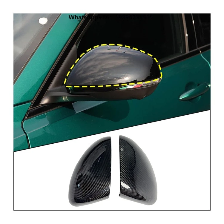 Real Carbon Fiber Exterior Accessories Exterior Rearview Mirror Decorative Shell