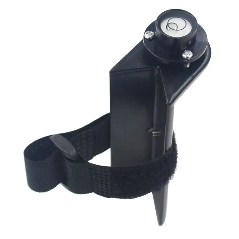 A19F-2X Centering Pole Carbon Fiber Pole Leveler Bubble Assembly Right-Angle Level Strap Portable Vertical Level Black