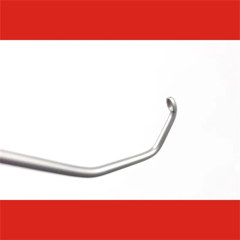 Arthroscopic double-bend curett sports medicine bone curett arc-shaped spoon ACL PCL ligament reconstruction orthopedic equipmen