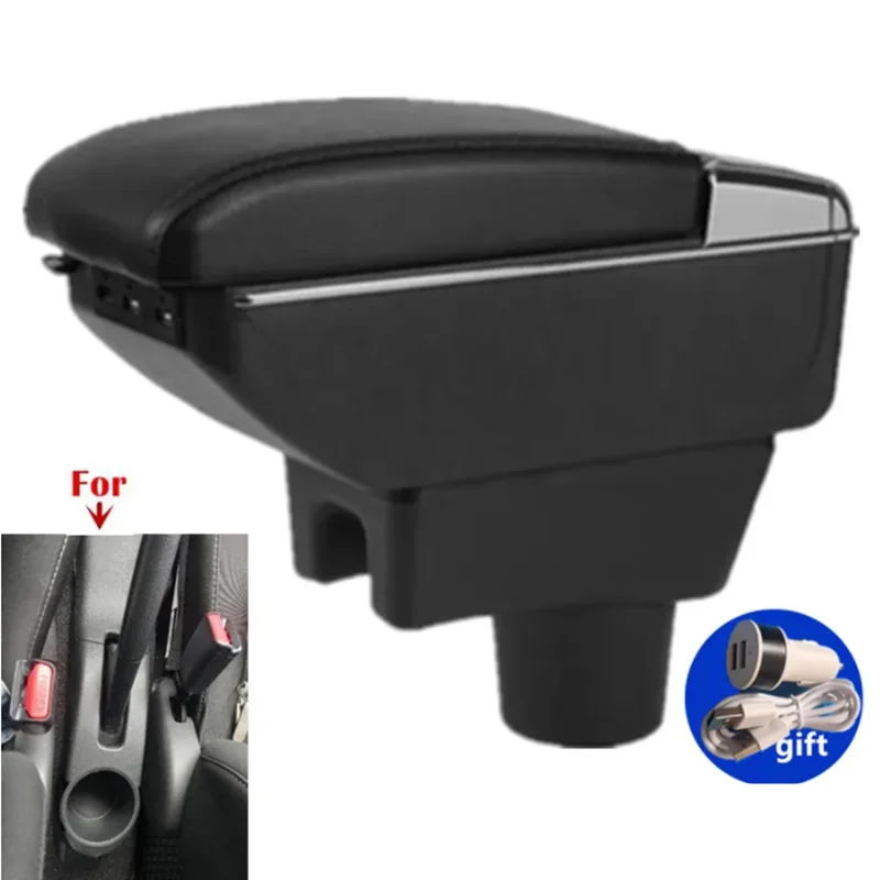 Reposabrazos para coche Mitsubishi Attrage Mirage, caja de almacenamiento para Dodge Attitude Mitsubishi Space Star, accesorios para coche