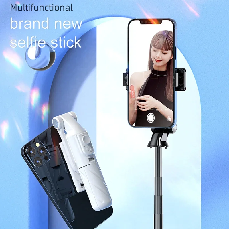 3 In 1 Mini Selfie Stick for Bluetooth Foldable Phone Tripod Extendable Monopod for iPhone 15 Stand with Wireless Remote Shutter