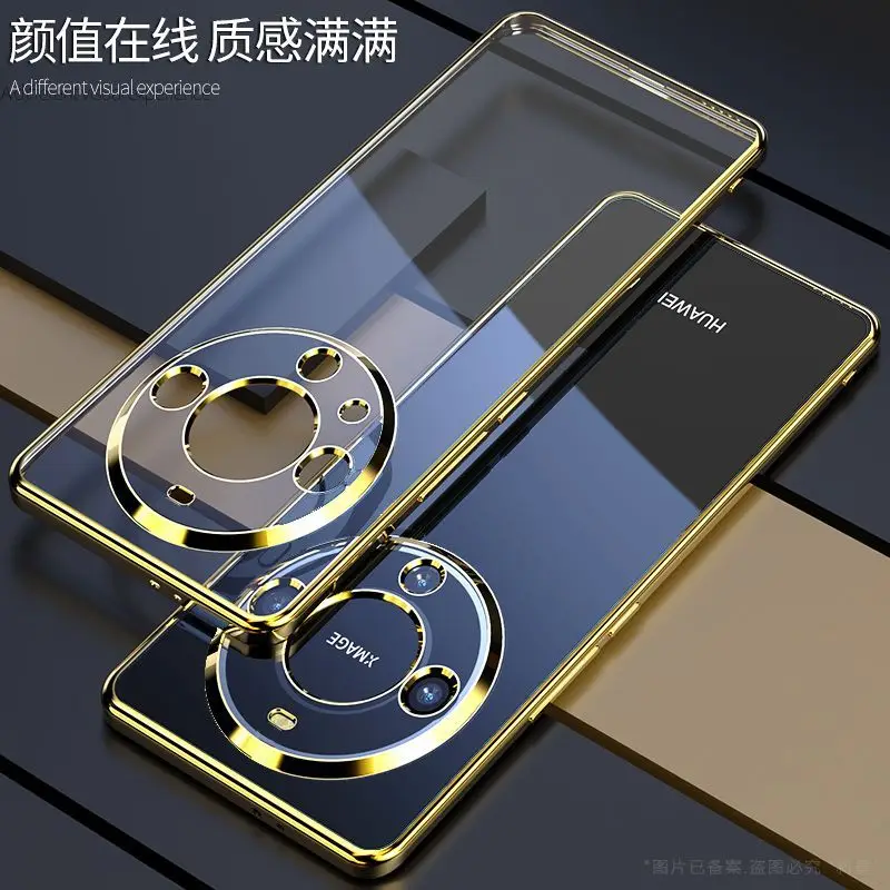 حافظة لهاتف Honor X9D/X70 حافظة عصرية مطلية بالكهرباء شفافة صديقة للبشرة غطاء من البولي يوريثان الحراري لهاتف Honor x7d ممتص للصدمات فودان