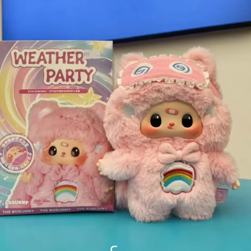 

Bobunny Weather Party Rain on Shine Series Аниме Мягкая кукла Коллекционная игрушка Kawaii Модная слепая коробка Подарок для детей