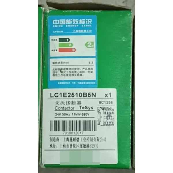 

Один контактор переменного тока Lc1e2510b5n Ac24v 25a, новый оригинальный точечный Plc