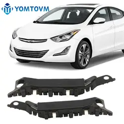2Pcs Front Bumper Mount Beam Hold Support Brackets For Hyundai Elantra 2011 2012 2013 2014 2015 2016 865143X000 865133X000