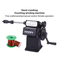 Small Winding Machine NZ-1 NZ-5 Hand Cranked Winding Machine Coil Leap Winding Machine Mechanical Counting Winding Tool