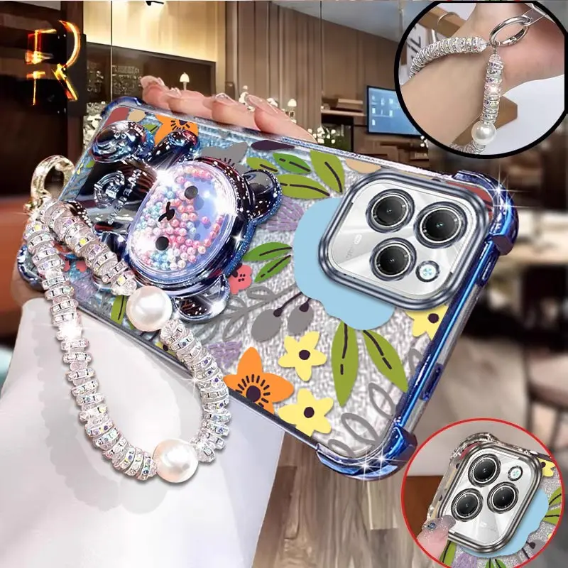 

Hot40 Чехол-держатель для браслета с цветным цветочным покрытием для Infinix Hot 10Play 50i 40Pro 10S 9Play 30Play 30 Spark20Pro, чехол