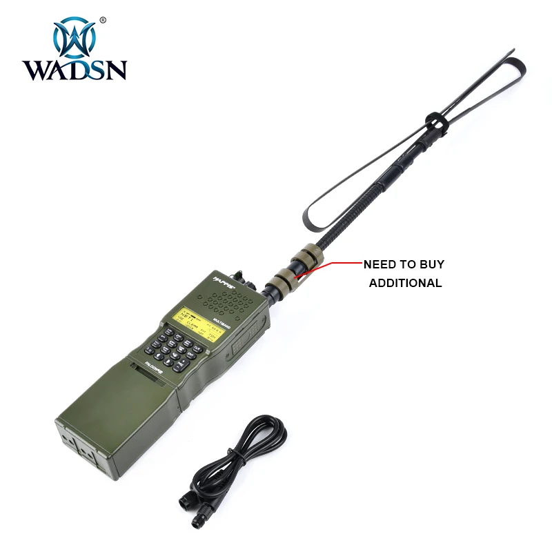 WADSN Tactical Military Softair Army Radio PRC 152 Dummy Radio Case Antenna Package Talkie Walkie Interphone model Cospaly