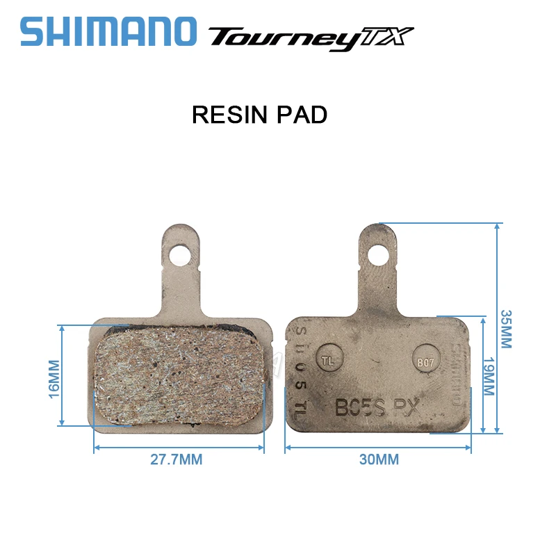 Shimano TOURNEY TX BR-TX805 vtt étriers de frein à disque mécaniques VTT plaquettes en résine TX805 étrier pièces de vélo