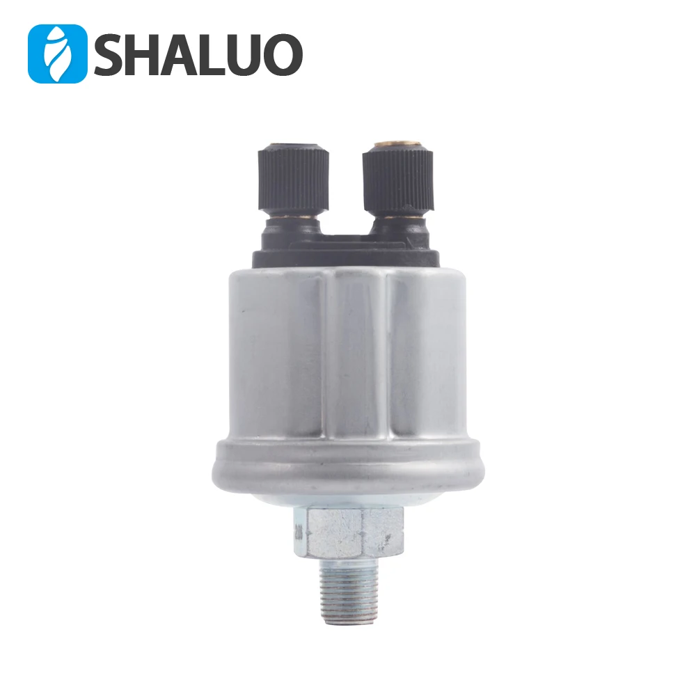 High Quality 10Bar 25Bar VDO Oil Pressure Sensor Plug 1/8NPT 0 to 10 Bar Diesel Generator Accessories Oil Pressure Sensor Switch