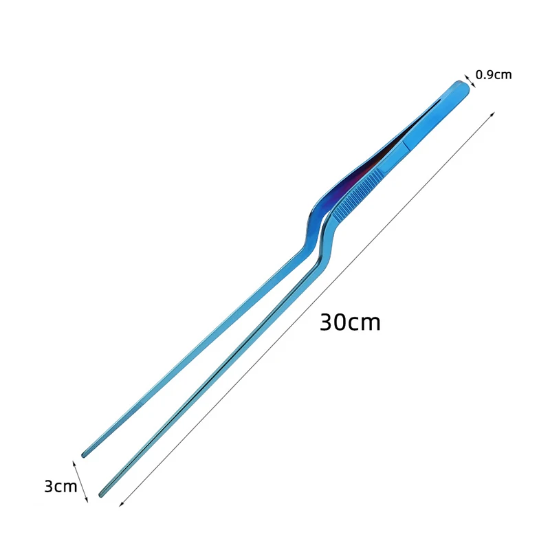 Bunte 6/6-Zoll-Küchen zange, Edelstahl kulinarische Präzisions pinzette Grill zange-Food Styling Back dekor