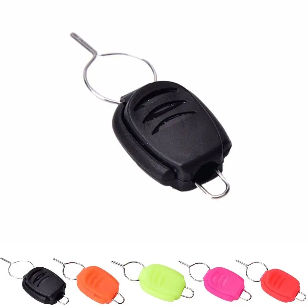 Reel Line Stoppers Baitcasting Reel Line Holder Baitcasting Drum Reel ABS Thread Clip Card Line Device Fishing Line Stopper