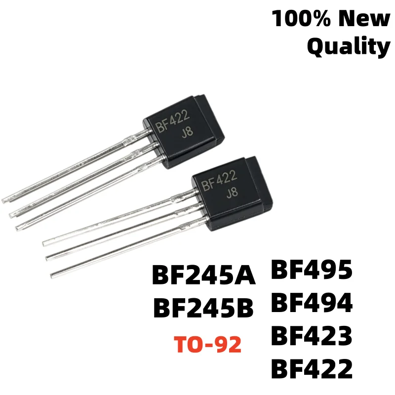 20Pieces BF422 BF245B BF245A TO-92 BF423 BF494 BF495 Direct-acting transistor Electronic components