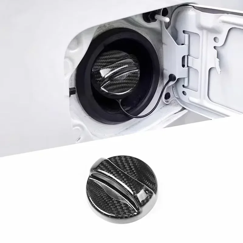 

For Chevrolet Camaro Real Dry Carbon Fiber 2010-2023 Exterior Decoration Inner Fuel Tank Cap Outer Modification Accessories