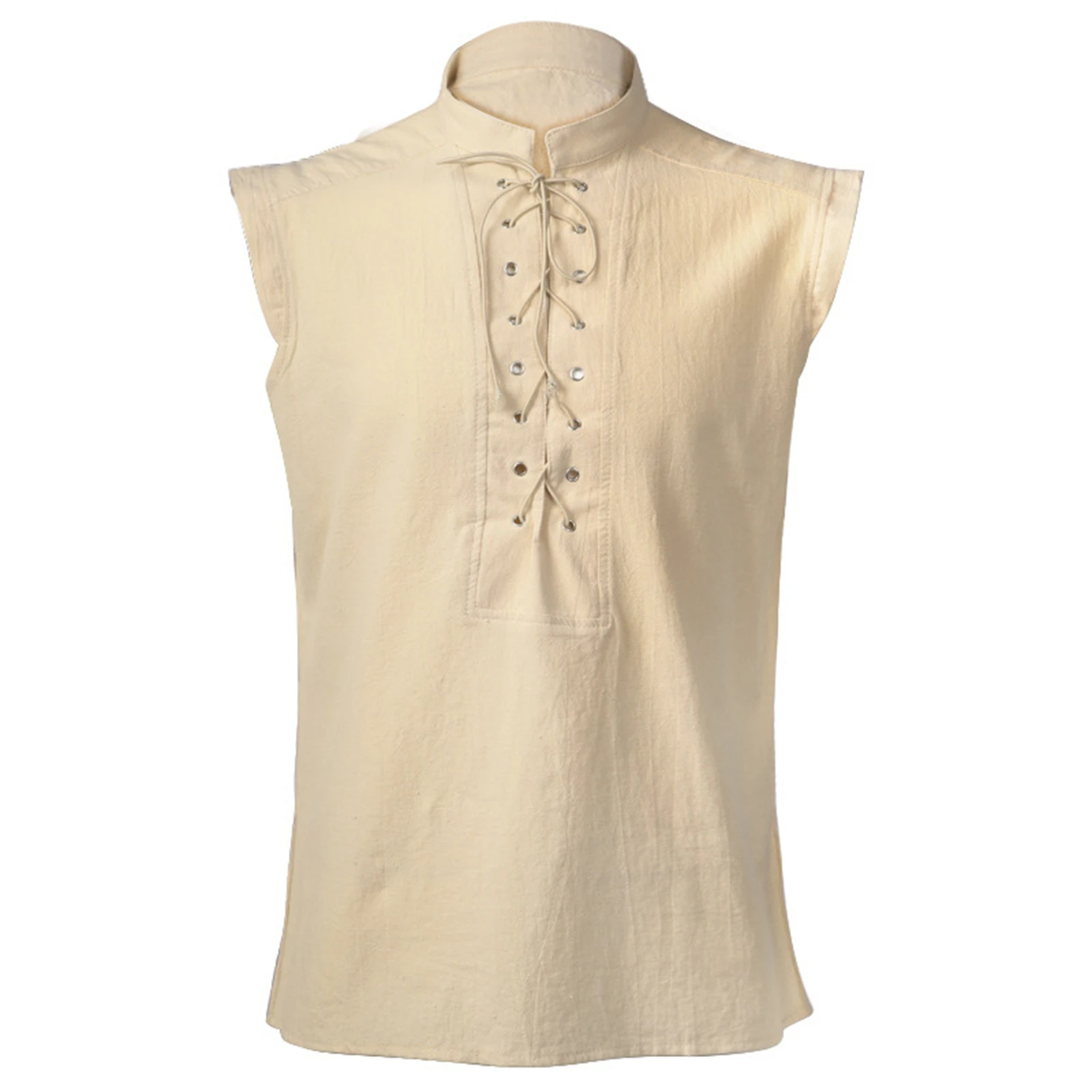 رجل القراصنة القرون الوسطى طقم ملابس عصر النهضة فايكنغ القراصنة قميص القرون الوسطى سترة فايكنغ السراويل للحزب