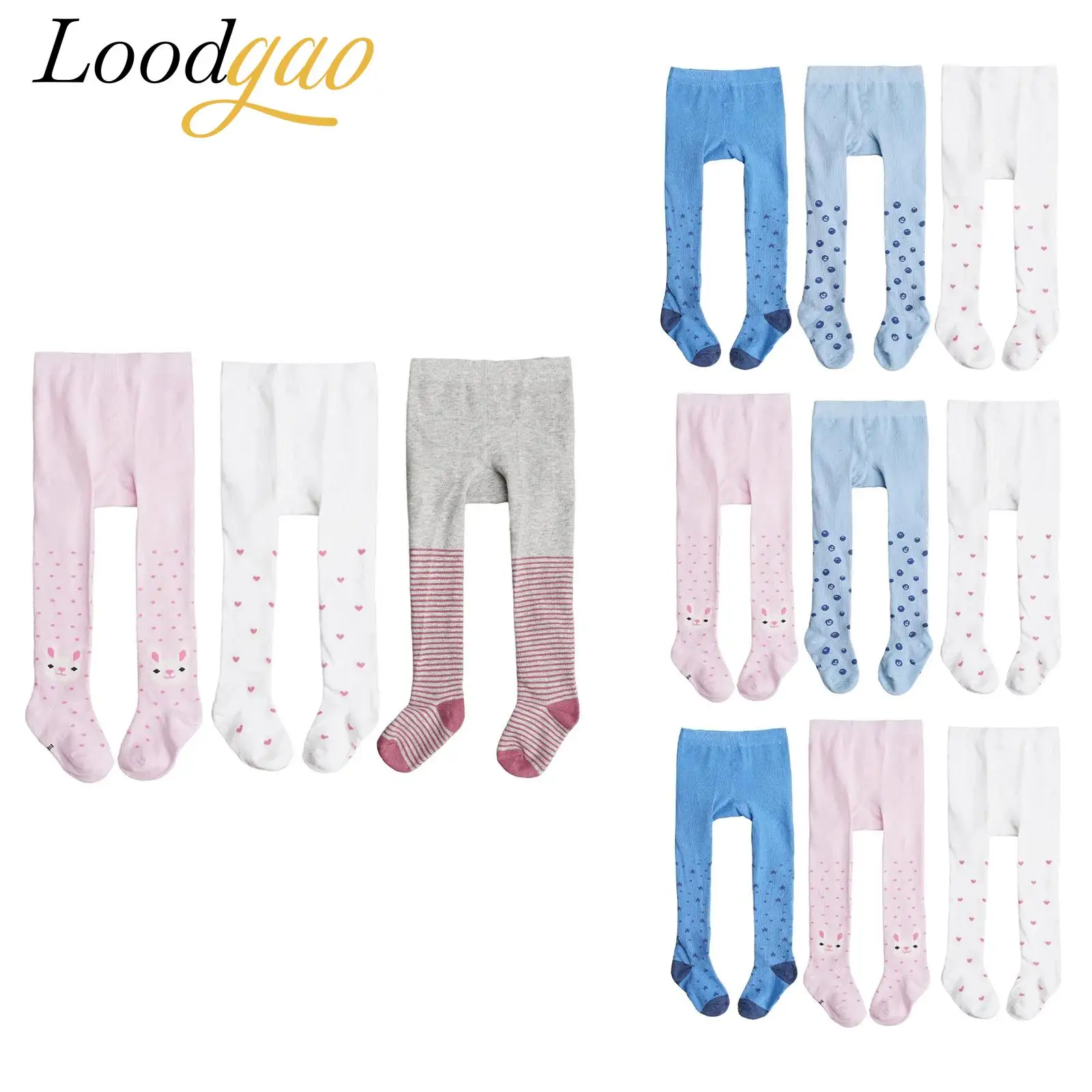 

Stockings for Dress Accessories Little Girls Pantyhose Leggings Cute Cartoon Pattern Footed Tights Leggings