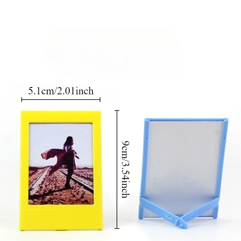 5pcs/set Star small card photo mini solid color photo frame 3 inch Polaroid color small photo frame