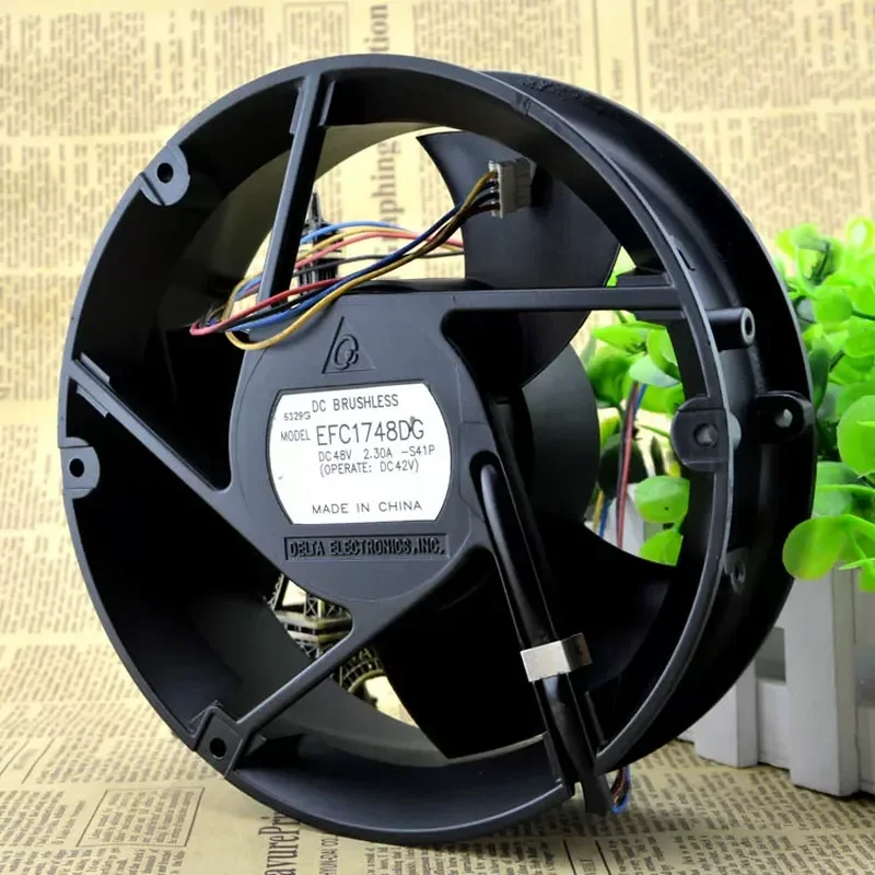 For Delta EFC1748DG 17251 48V 2.30A four-wire, violent inverter, communication equipment fan