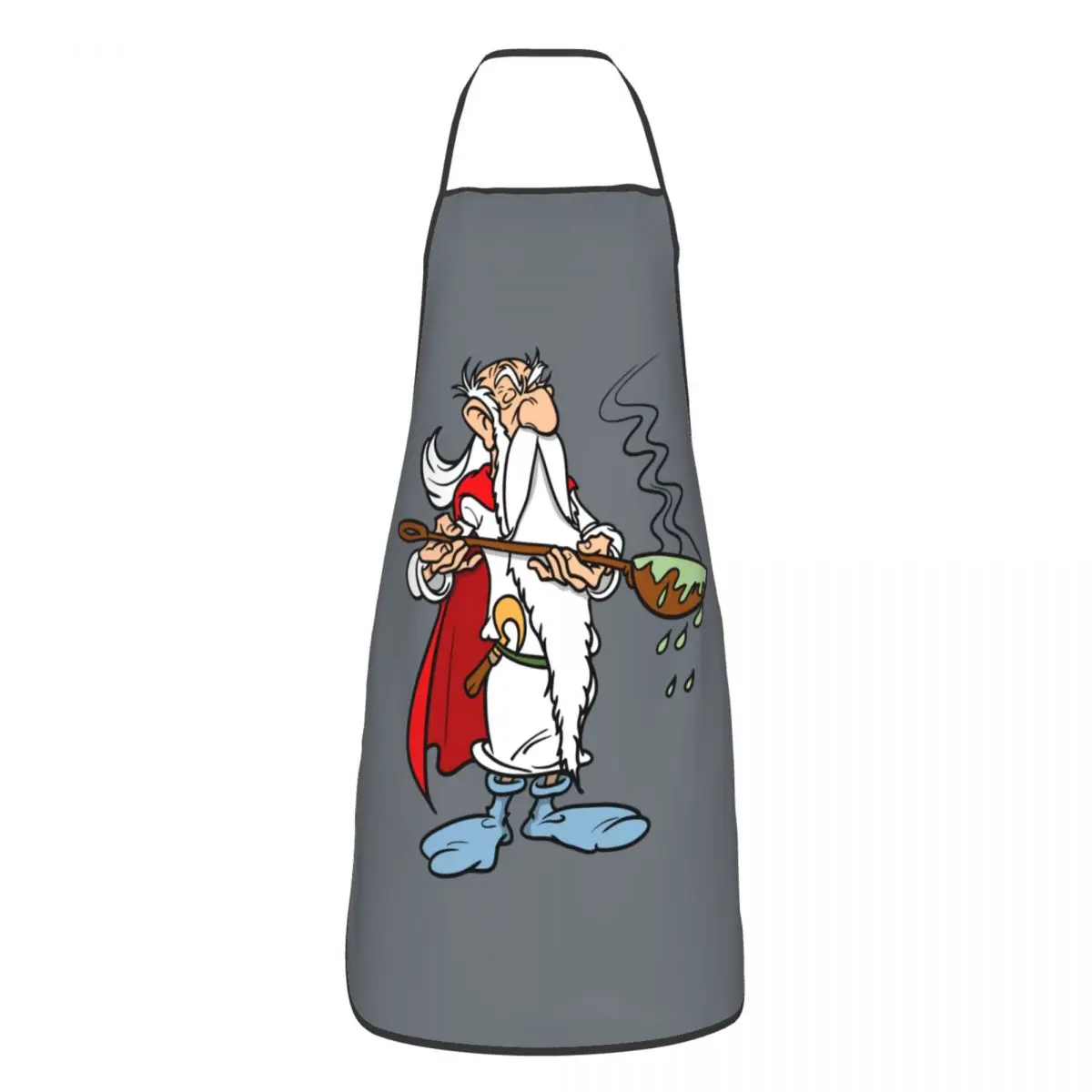 Culinary Master Panoramix Getafix Asterix Apron Women Men Adult Unisex Kitchen Chef Bib Tablier Cuisine Cooking Baking Painting