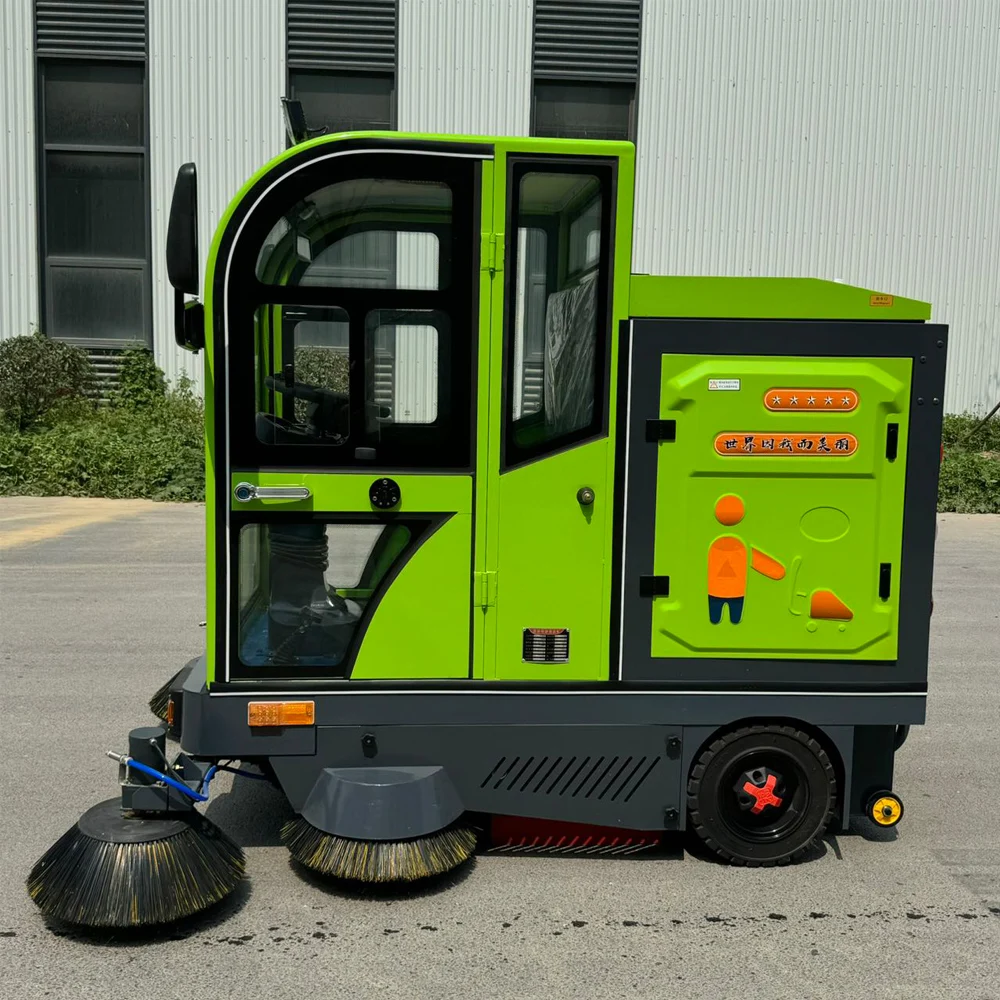 High Efficiency Street Sweeping Machine Durable Road Sweeper With Brush Cleaning System For Municipal Street Community Cleaner