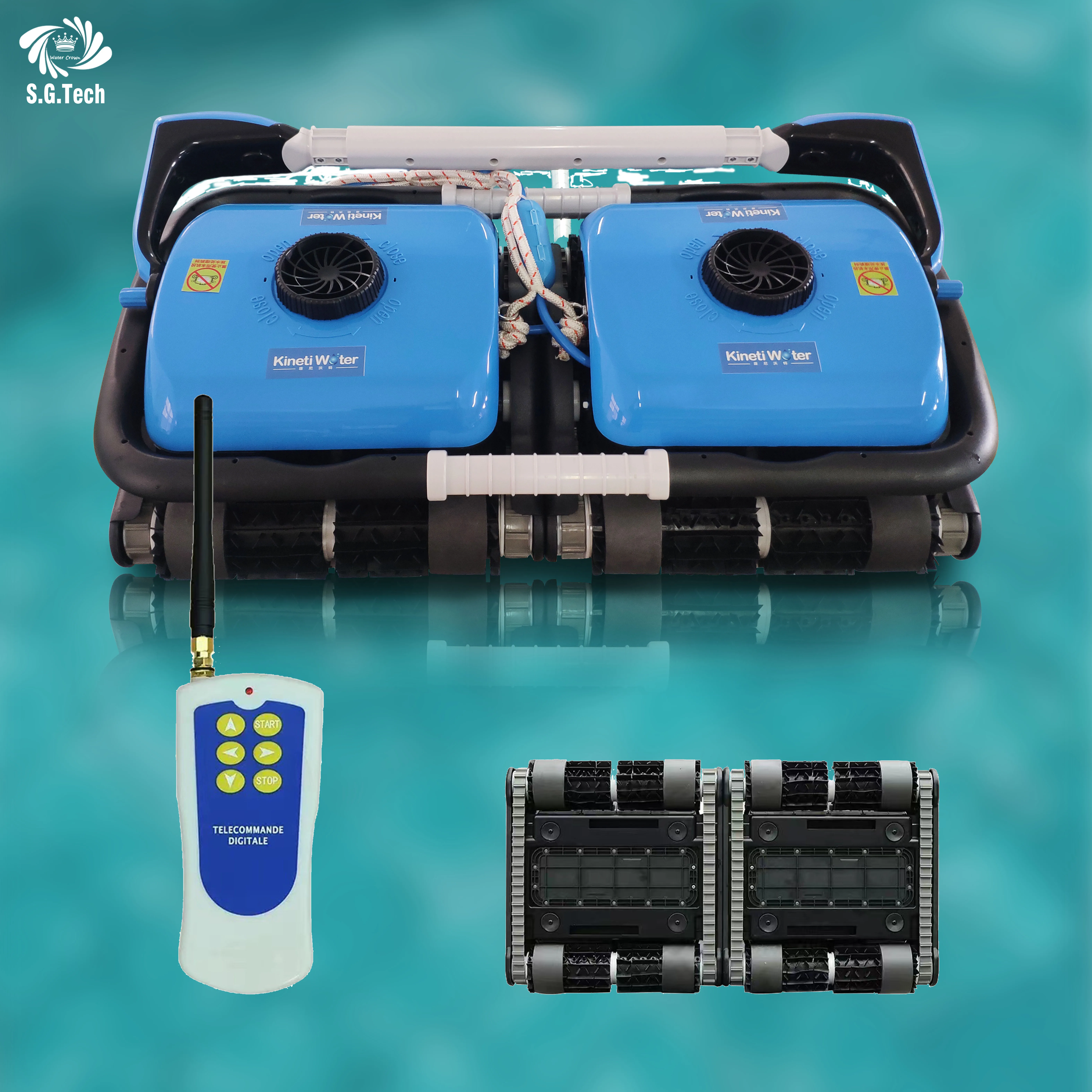 2024 China Multifuncional Automático Piscina Robô Aspirador de Piscina