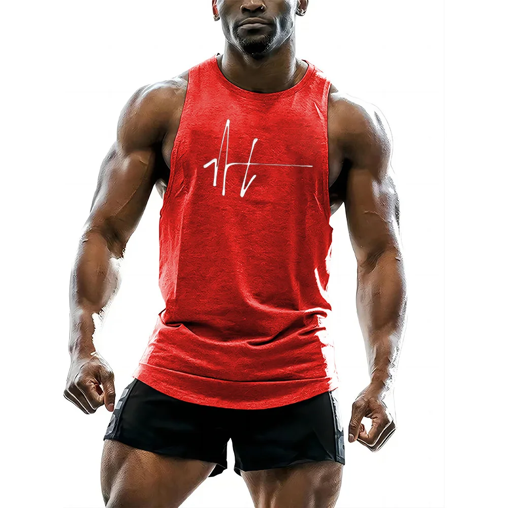 

Men's Sleeveless T-shirt Casual Fitness Basketball Sports Y2k Breathable Quick Drying O-neck Lightweight Daily Tank Comfort Vest
