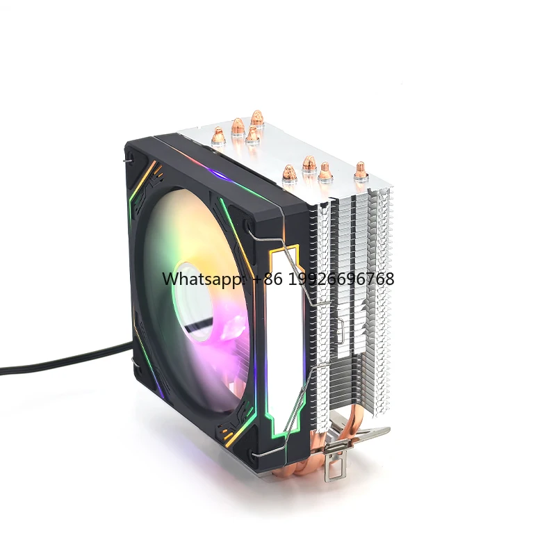 

Factory Direct Sales OEM/ODM CPU Cooler 4-Pin Controller Cooling Fans 4 Heat Pipe Lighted CPU Air Cooler Fan factory